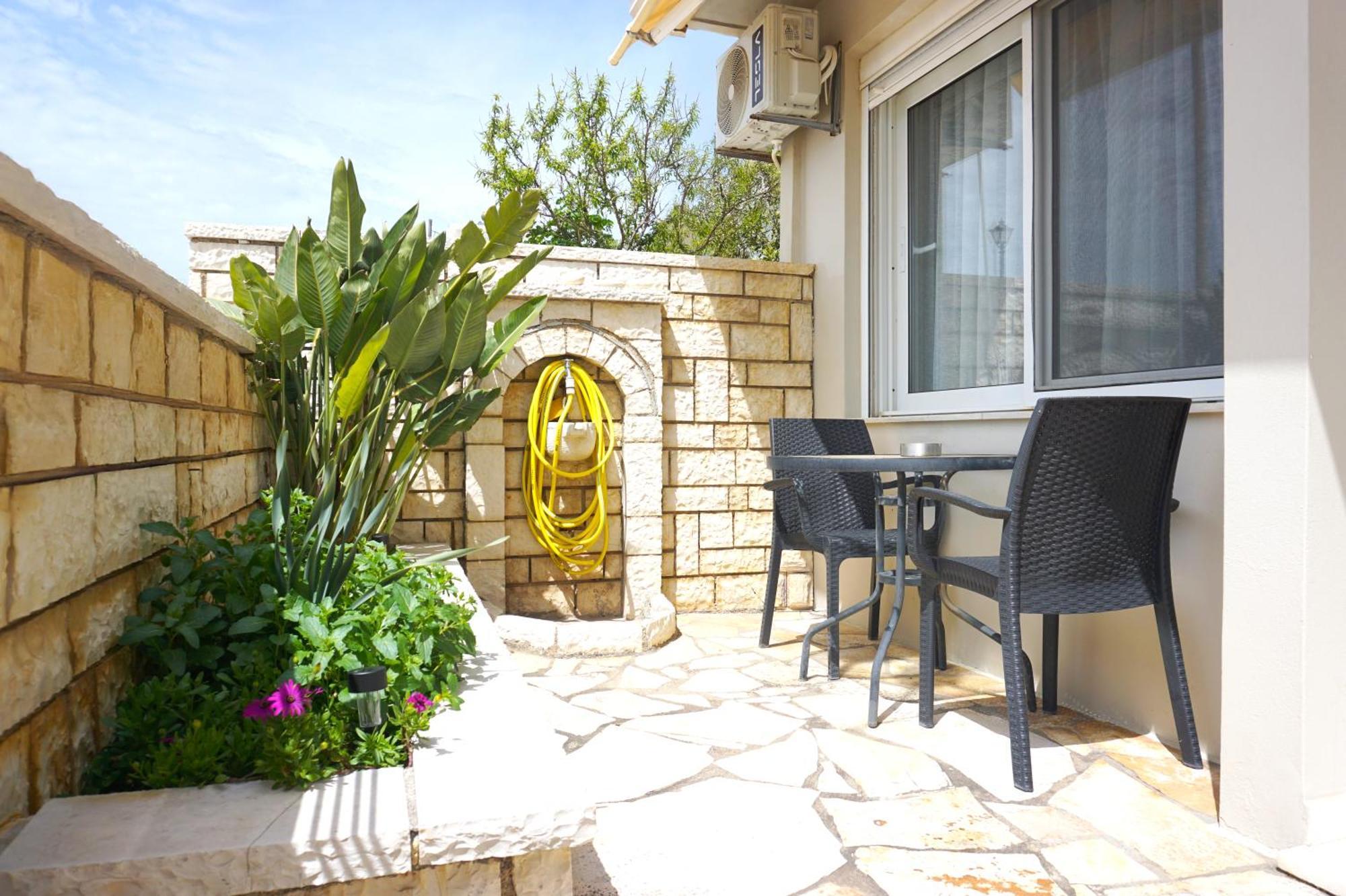 Blue Apartment Preveza Bagian luar foto